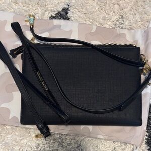 Dagne Dover Sleek Black Crossbody Bag